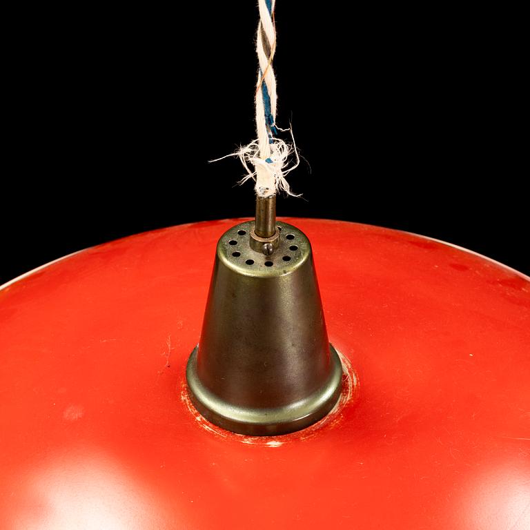 Poul Henningsen, taklampa,  "PH 5/3", Louis Poulsen, Danmark, 1900-talets mitt.