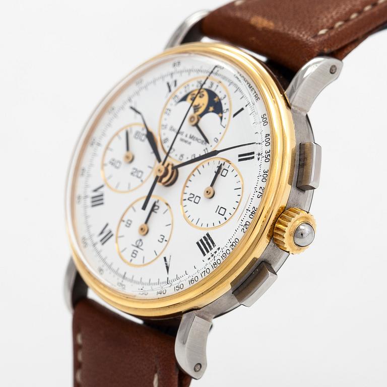 Baume & Mercier, Calendar, kronograf, armbandsur, 32 mm.
