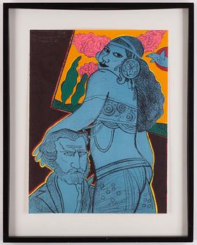 Beverloo Corneille, lithograph in colours, 1985, signed 39/75.