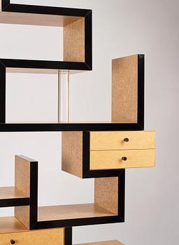 Ettore Sottsass, a "Max" bookcase, Memphis, Italy, post 1987.