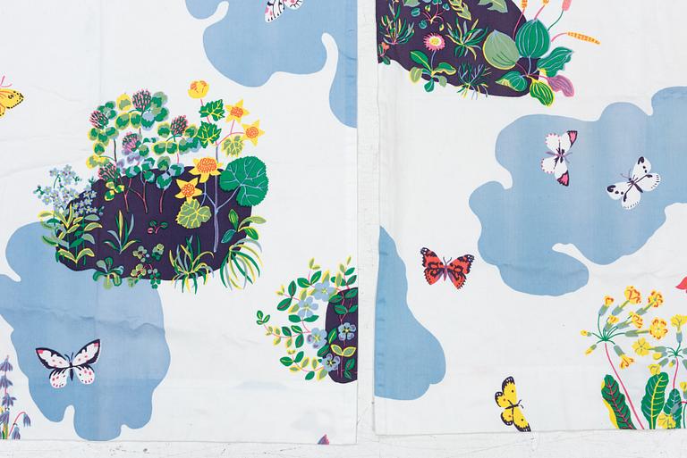 Josef Frank, gardiner, ett par, "Himmel och jord", Svenskt Tenn.