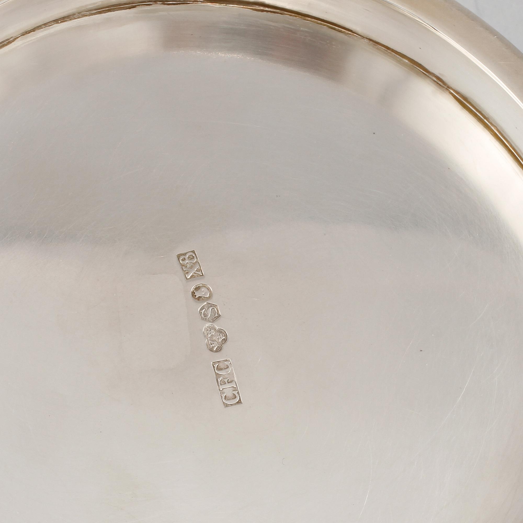 SKÅL, silver, CF Carlman, Stockholm, 1948. Vikt 380 g.