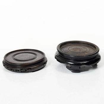 Parti, träställ, sju stycken, Qingdynastin.