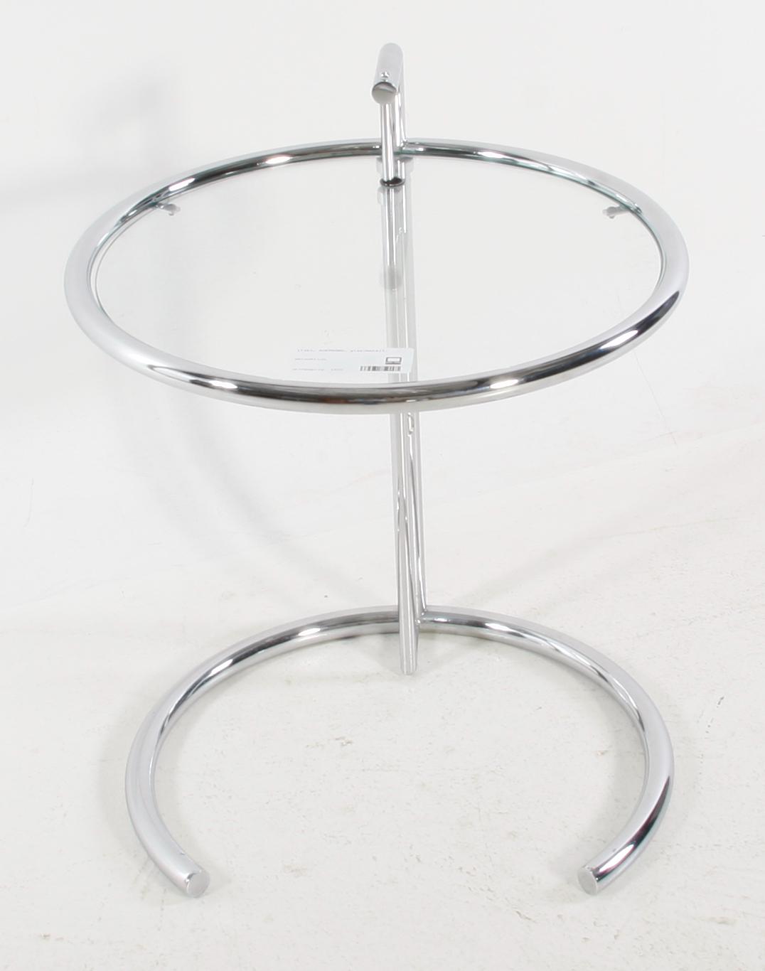 BORD, glas/metall.
