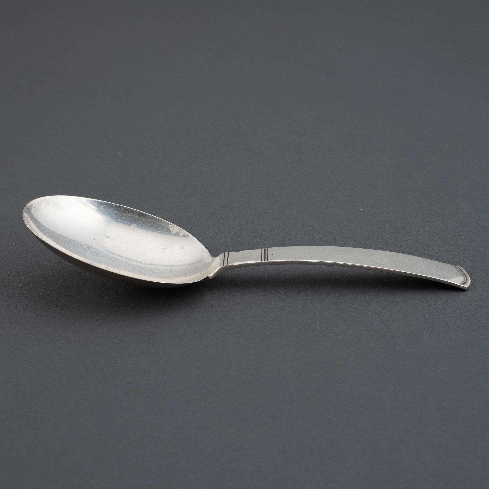 JACOB ÄNGMAN, Rosenholm, bestickservis, 33 delar, silver, GAB.