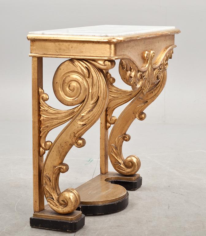 KONSOLBORD, senempire. 1800-talets första hälft.
