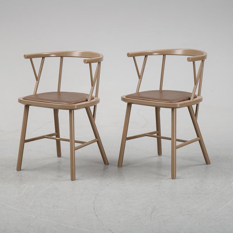 Björn Dahlström karmstolar, ett par, "Yes 097", NC Nordic Care, modell designad 2006.
