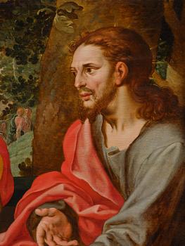 Frans Floris dä, hans krets, Jesus träffar den samariska kvinnan vid brunnen.
