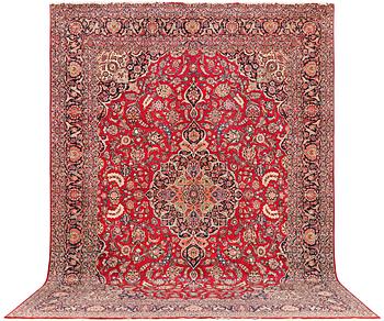 A carpet, Old Kashan, c. 435 x 325 cm.
