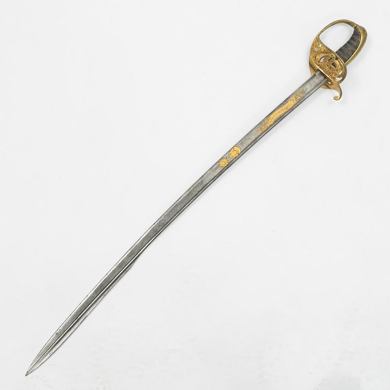 A Swedish officer's sabre 1859 pattern.