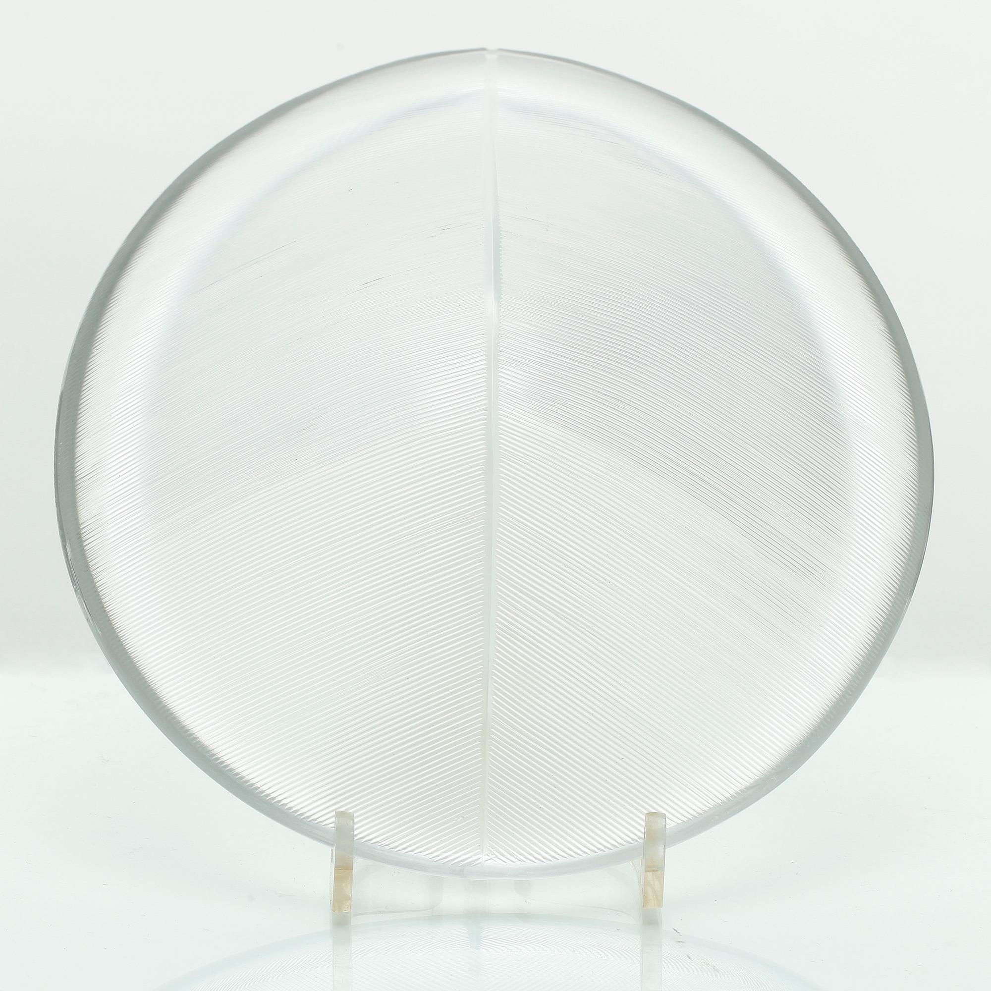 SKÅL, glas, 3337, "Lehti" (Blad) signerad Tapio Wirkkala Iittala -56.