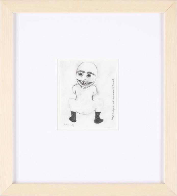 KRISTER KENNEDY, blyerts på film, signerad.