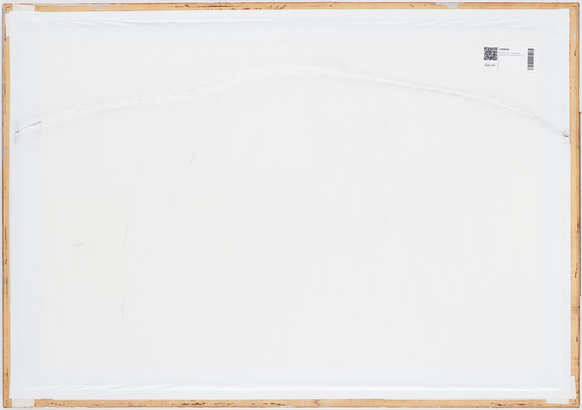 PETER DAHL, lithograph in color, signed and numbered P.T.
