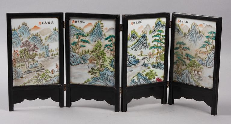 VIKSKÄRM, Kina. 1900-tal.