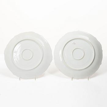 A 15 piece ‘birds’ porcelain dinner service, around 1900.