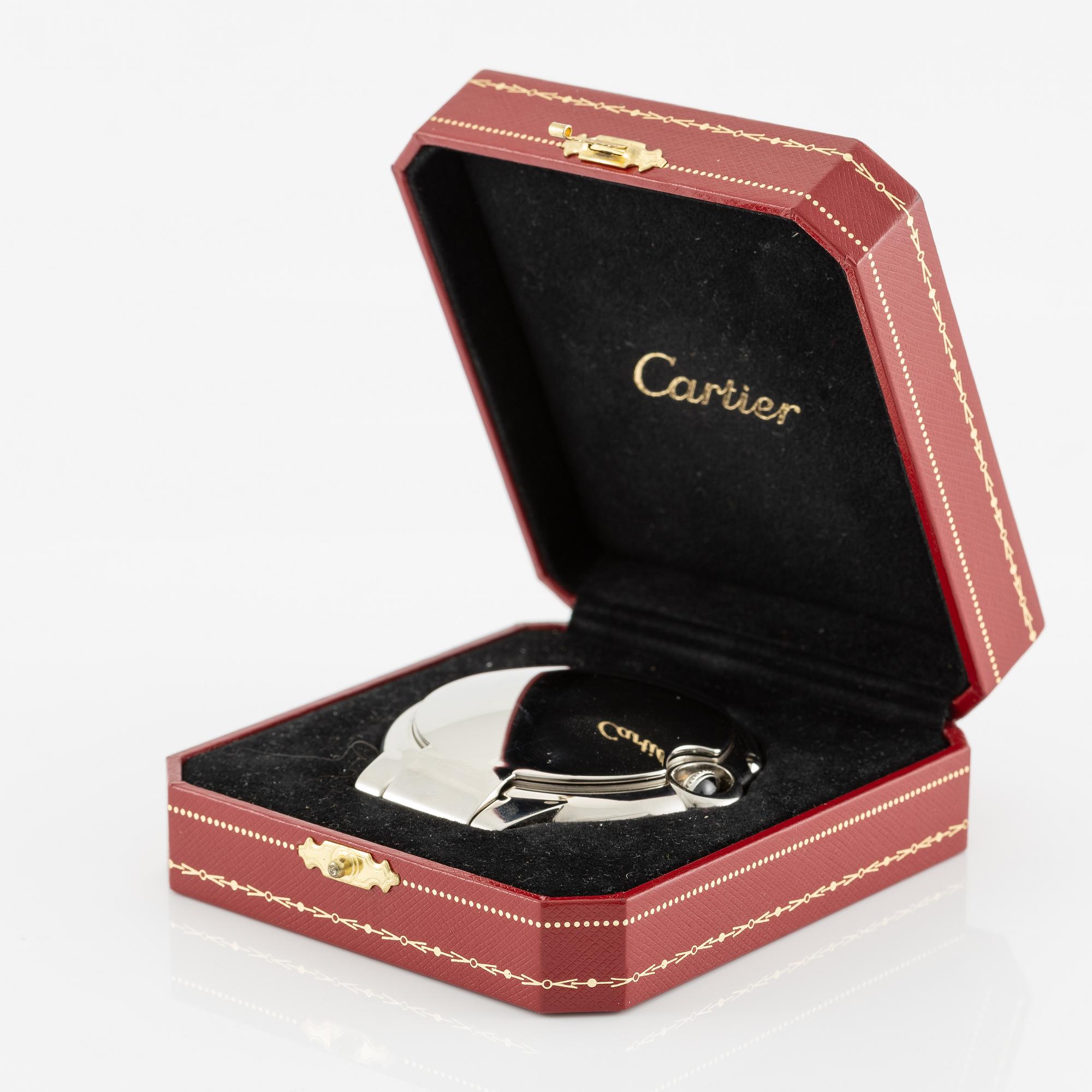 Cartier, Ballon Bleu de Cartier, travel clock, 59 mm.