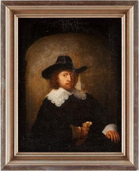 OKÄND KONSTNÄR, kopia efter Rembrandt, olja på duk, 1700/1800-tal.