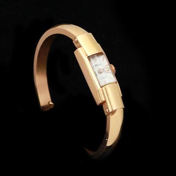 ARMBANDSUR, 18k guld. Atlantic. Vikt tot ca 14 g.