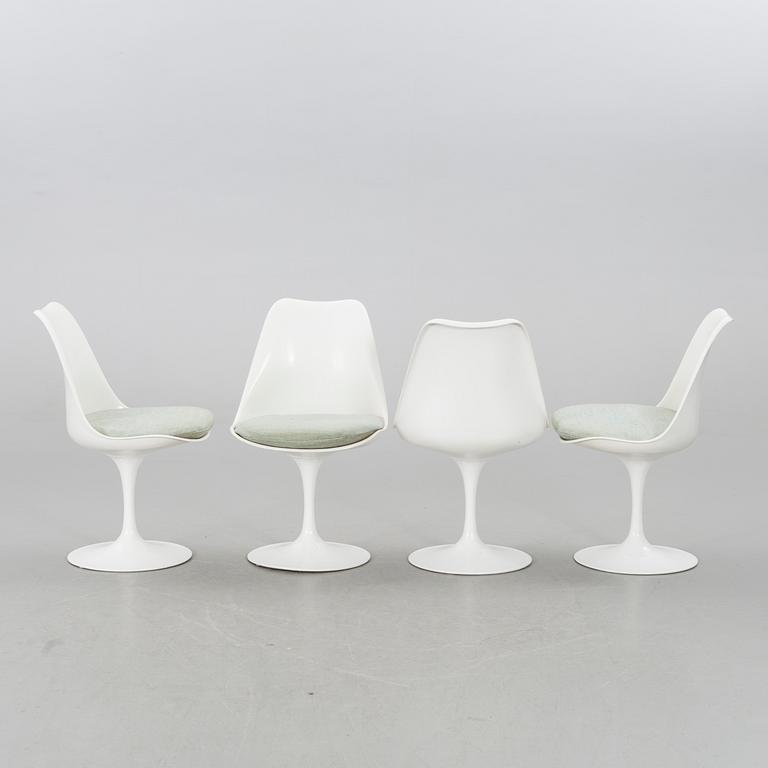 EERO SAARINEN, stolar 4 st "Tulip".