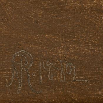 NILS PETER RASMUSSEN, olja på duk, monogramsignerad och daterad 1882.