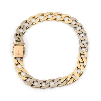 ARMBAND, Pansarlänk, 18 karat. Vikt ca 32 gram.