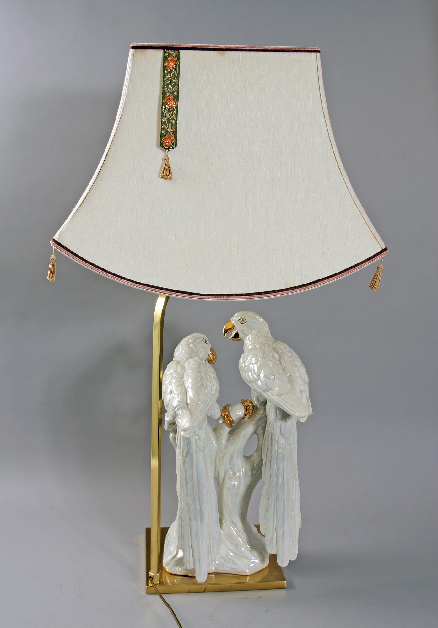 BORDSLAMPA, porslin, 1900-talets slut.
