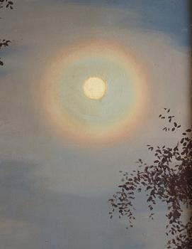 Gustaf Fjaestad, Moonlight over Engelbrektsholmen.