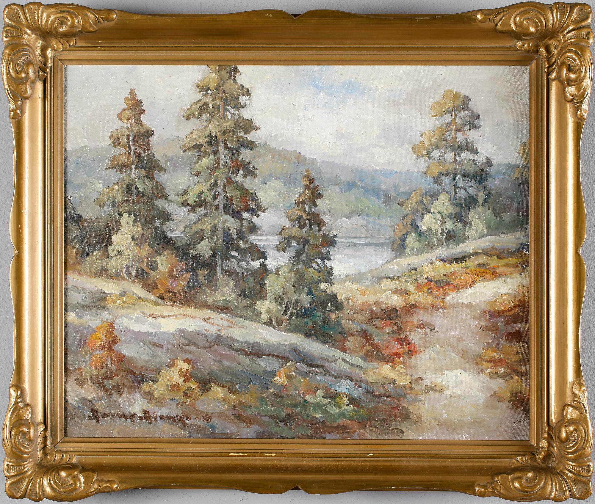 AARNE ALANKO, olja på duk, signerad och daterad -50.