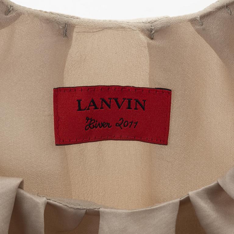 Lanvin, a silk top, size 36.