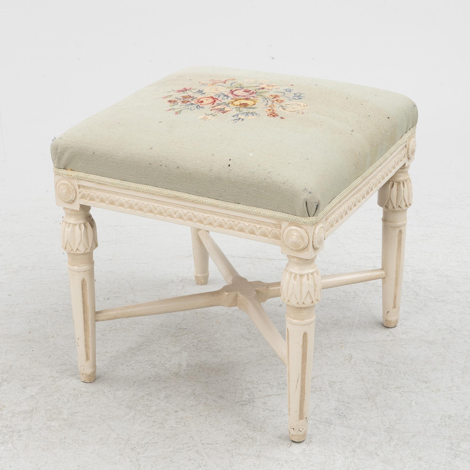 Taburett, gustaviansk, 1700-talets slut.