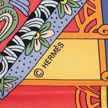 Hermès, scarf, "Astres et Soleils".