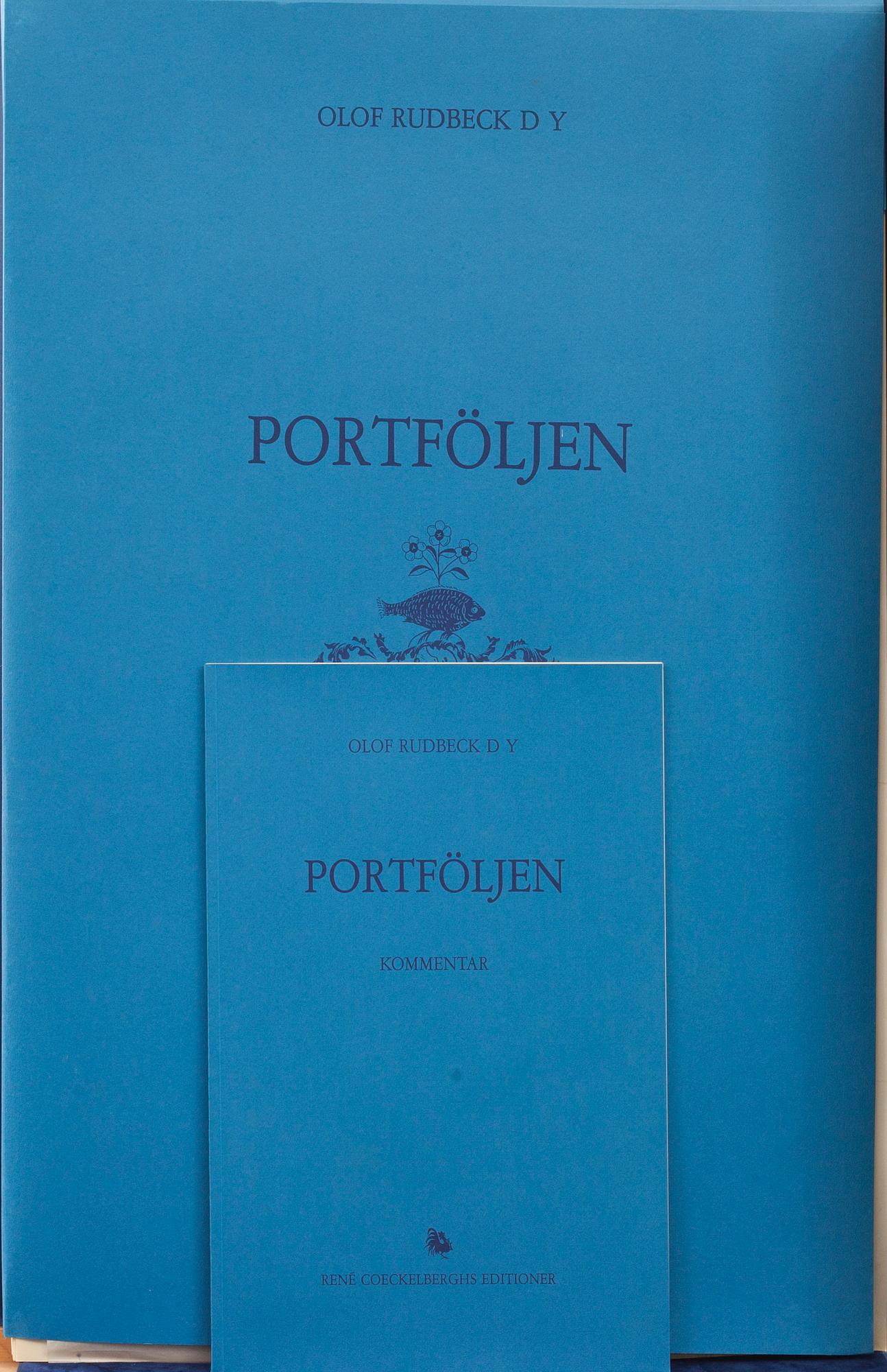 OLOF RUDBECK DY, "Portföljen", med kommentar av Gunnar Brusewitz och Tomas Anfält.