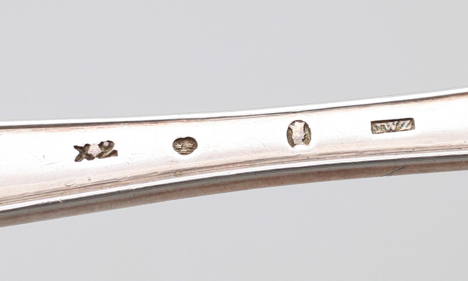 RAGUSKED, silver, Johan Wilhelm Zimmerman, Stockholm 1804. Vikt ca 148 g.