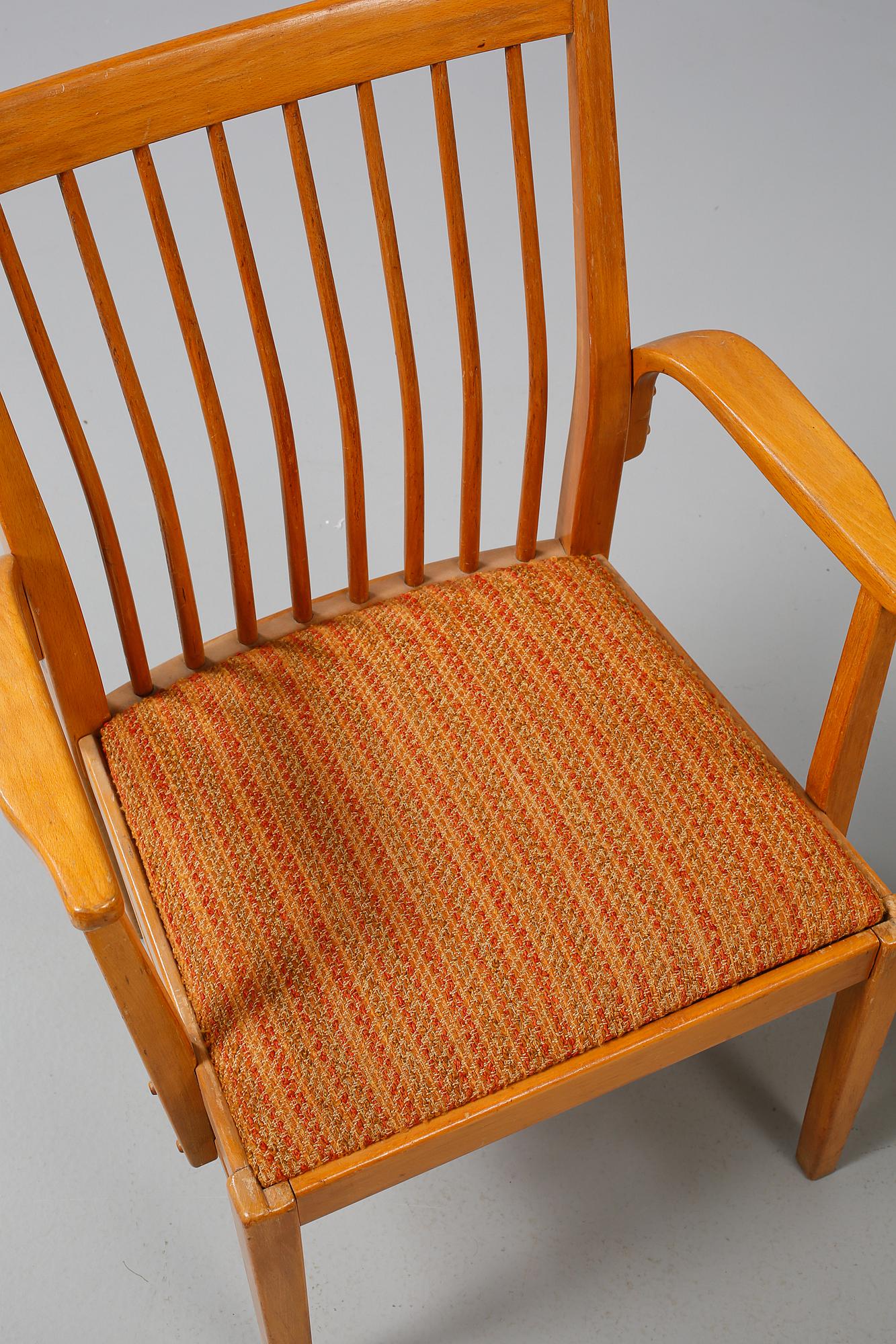 KARMSTOLAR, 4 st Åkerblomstolen, 1900-talets andra hälft.