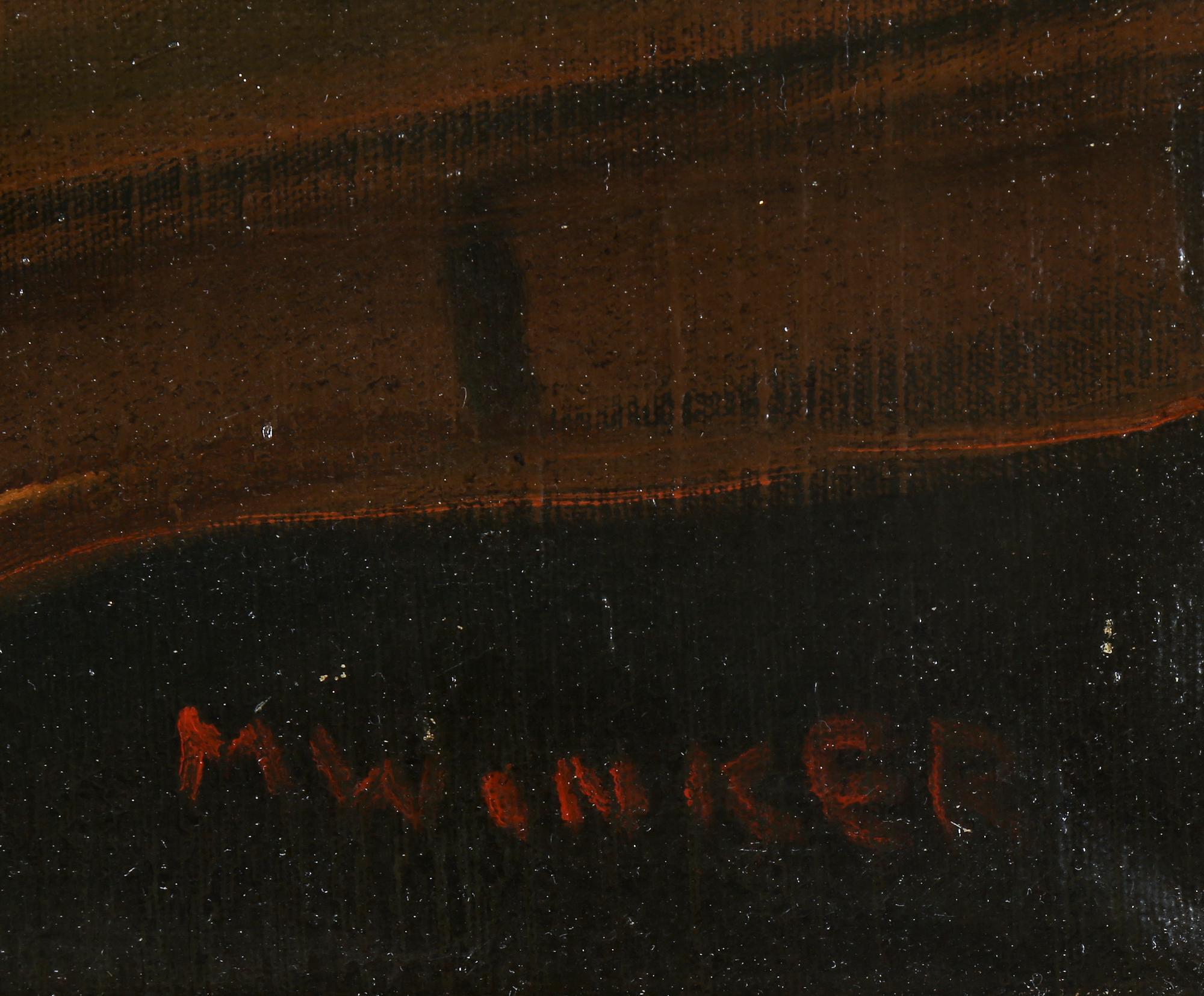 MATHILDE WINKER, olja på duk, signerad.