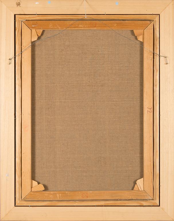 Teppo Terä, oil on canvas, signed and dated -77.