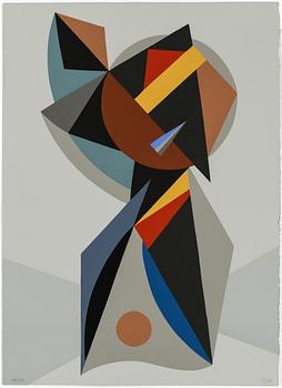 GRAFIKMAPP, "Grand Palais, Paris", Saga 90. Numrerad 77/150. 1989. Bl a Lennart Aschenbrenner, Curt Hilfon.