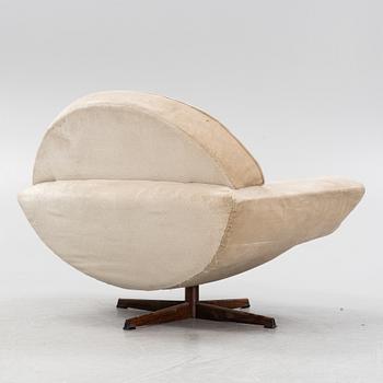 Johannes Andersen, a 'Capri' sofa and easy chair, Trensum, 1960's.