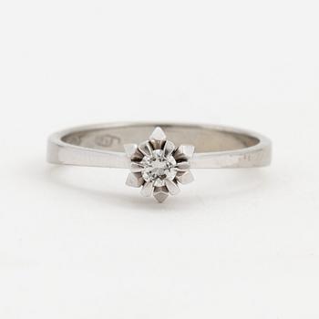 RING med briljantslipad diamant. - Bukowskis