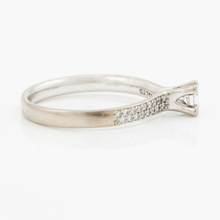 Georg Jensen, ring, "Magic", 18K white gold with brilliant-cut diamonds.