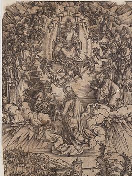 Albrecht Dürer, "Saint John before God and the Elders ", likely 16th century.
