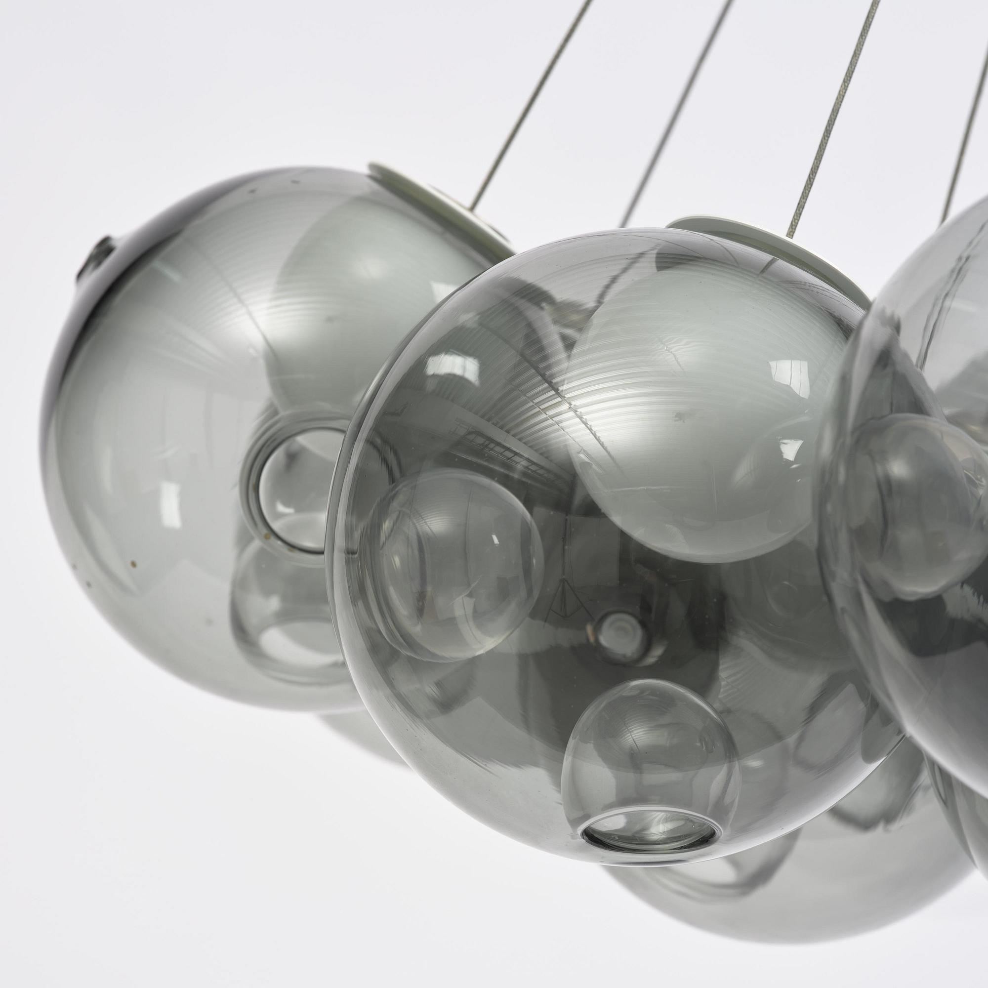 Omer Arbel, taklampa, "Cluster 28.19", Bocci, Italien, 2014.