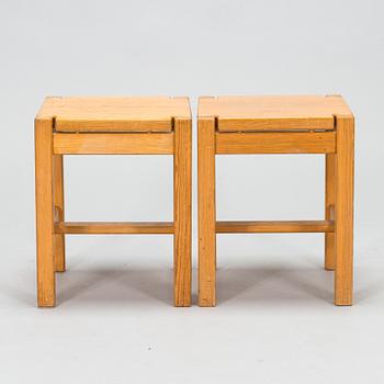 Ilmari Tapiovaara, A 1980s, 'Hongisto' stools for Laukaan Puu, Finland.