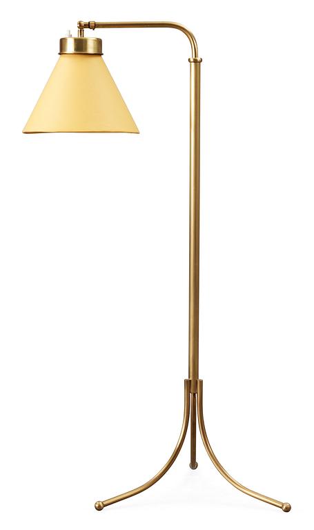 A Josef Frank brass floor lamp by Svenskt Tenn.