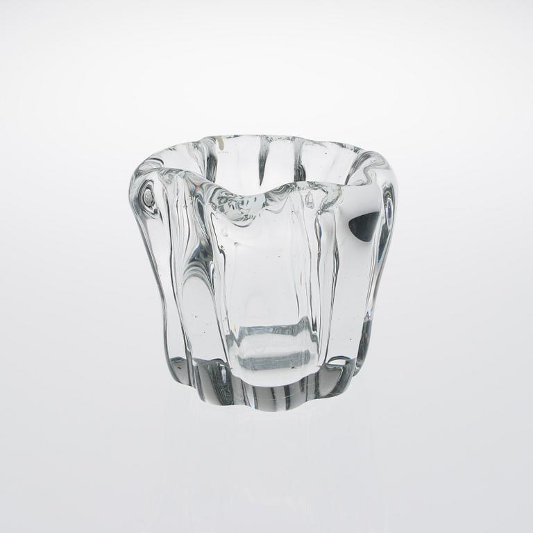 TAPIO WIRKKALA, VAS, glas, "Kalvolan kanto", signerad Tapio Wirkkala 3241, Iittala.