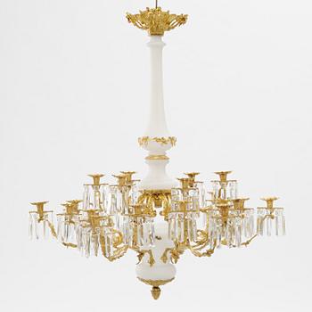 An Oscarian chandelier, around 1900.