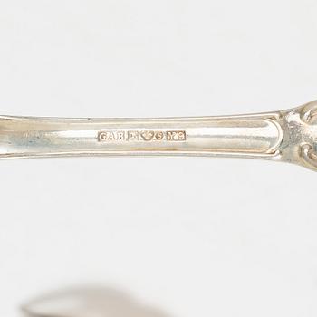 Cutlery service, 122 pieces, silver, "Prince Albert", GAB and CG Hallberg, Stockholm and Eskilstuna, 1959-2000.