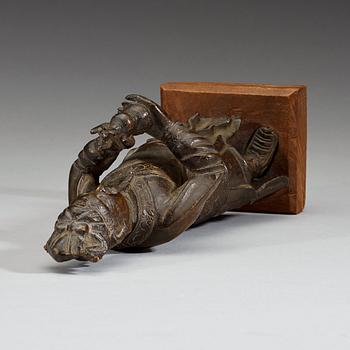 FIGURIN, brons. Mingdynastin (1368-1644).