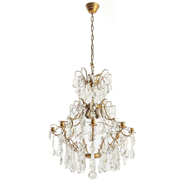 Chandelier, second half of the 20th century.
