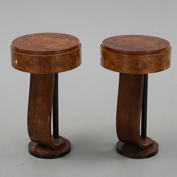 BORD, ett par, Art Déco, Frankrike.